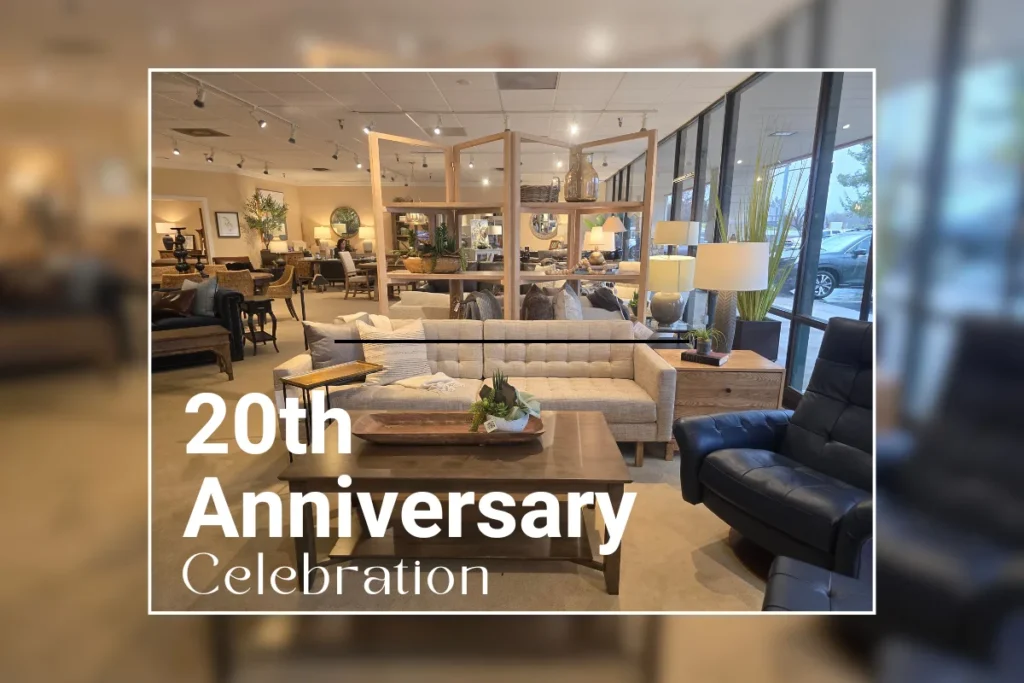 Celebrating 20 years of interior design in Redding at Plaza Interiors